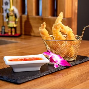 Γαρίδες σε τεμπούρα