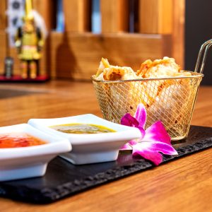 Πιροσκί gyoza με γαρίδες